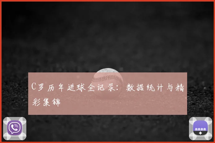 C罗历年进球全记录:数据统计与精彩集锦