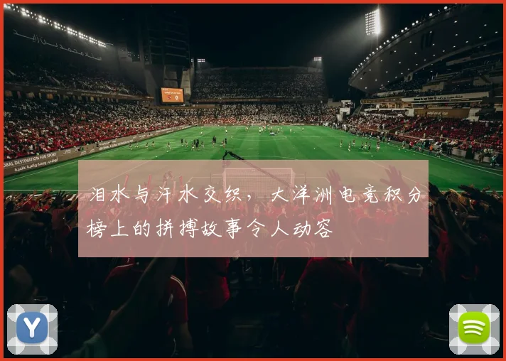 泪水与汗水交织，大洋洲电竞积分榜上的拼搏故事令人动容